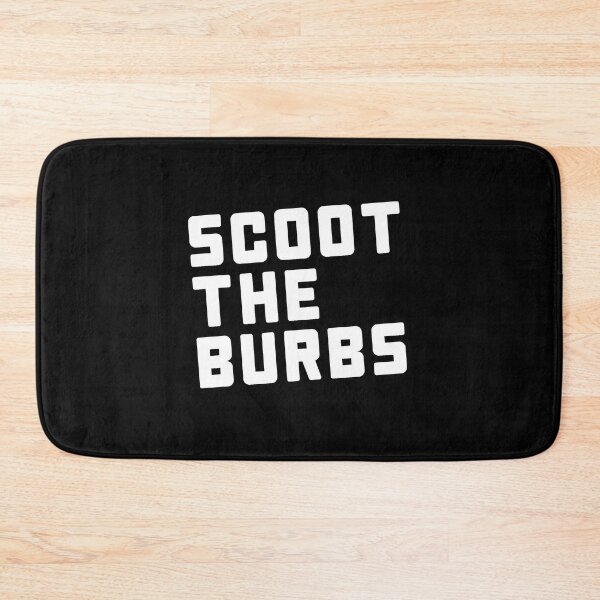 Item preview, SCOOT THE BURBS Sticker designed and sold by DavidHapper.