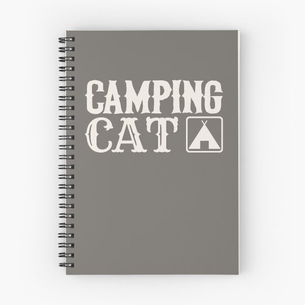 Item preview, Camping Cat Fun Camping White Text Design designed and sold by TrulyEpoque.