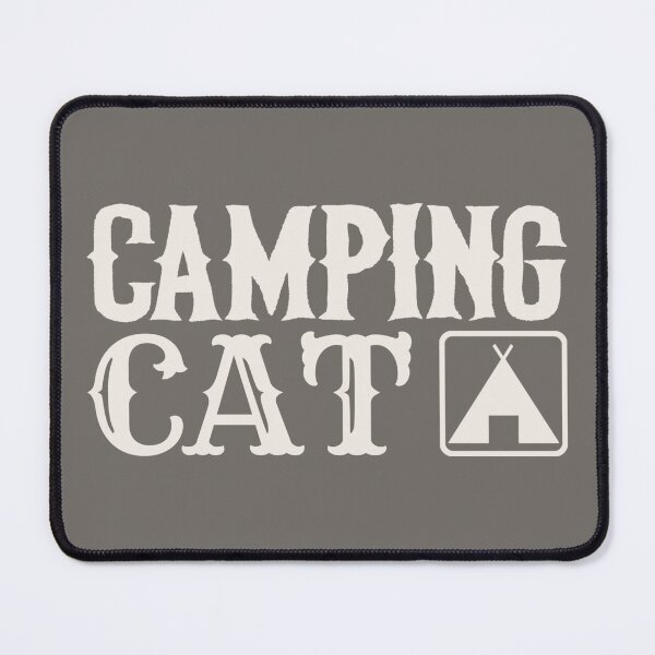 Item preview, Camping Cat Fun Camping White Text Design designed and sold by TrulyEpoque.