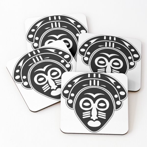 Item preview, African mask designed and sold by FMQ Store.