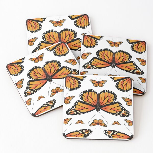 Item preview, Monarch Butterflies seamless repeat pattern designed and sold by Ricogfx.
