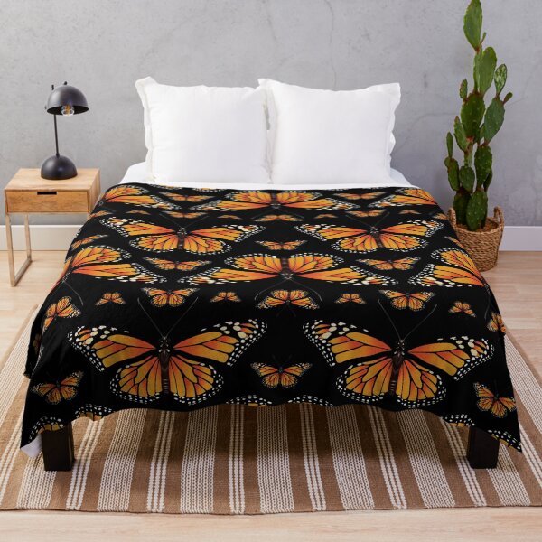 Item preview, Monarch Butterflies seamless repeat pattern designed and sold by Ricogfx.