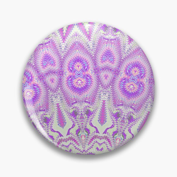 Item preview, The pink, lilac, white and blue repetitive mosaic kaleidoscopic pattern designed and sold by IraNiva.