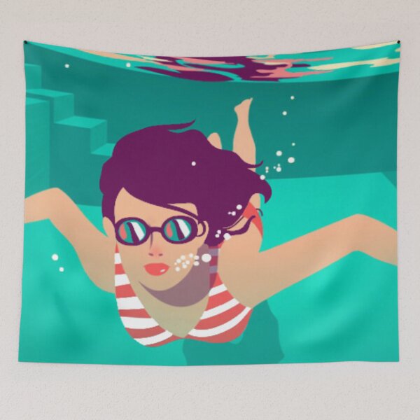 Item preview, Swimming Girl, Pool Fun, Swim like a Girl  designed and sold by Monique Prince.