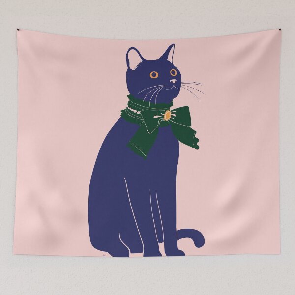Item preview, Handsome Cat With Bow designed and sold by zykydesigns.