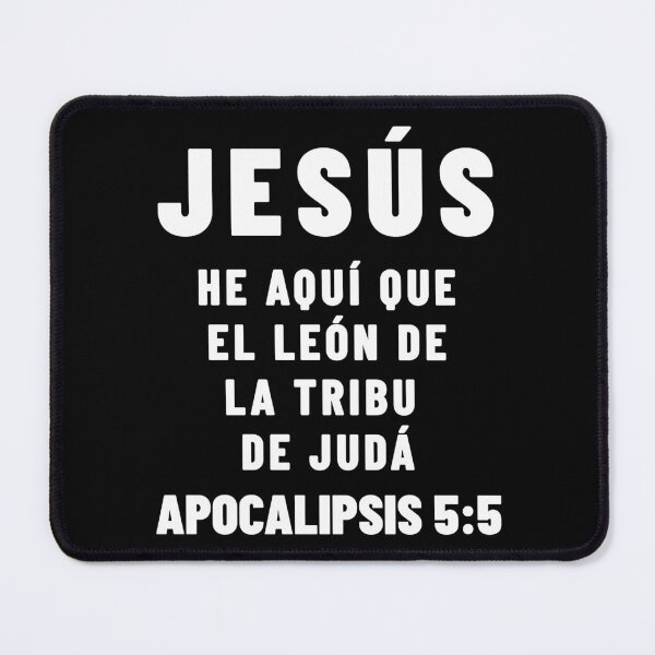 Item preview, Revelation 5:5 Jesus Lion of Judah Spanish Bible Verse designed and sold by NombresDeJesus.