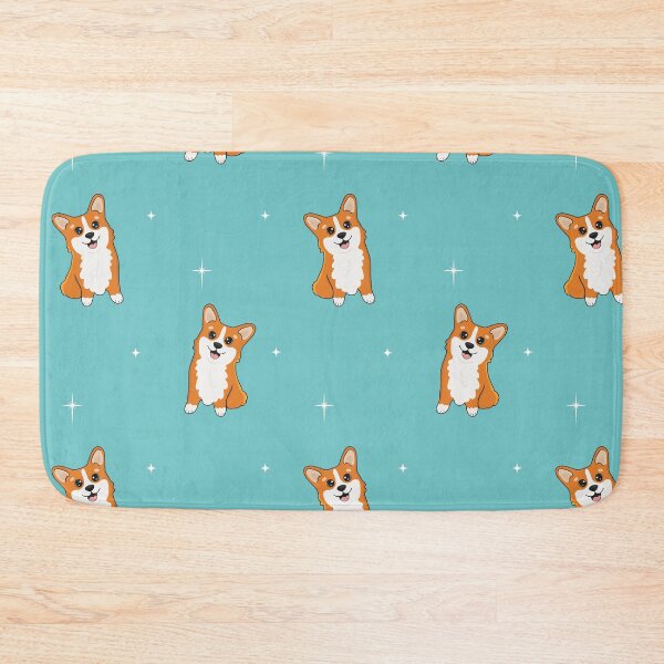 Item preview, Jolly corgis in green  designed and sold by pretty-os.