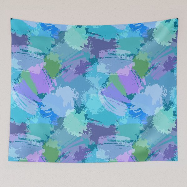 Item preview, Blue colors splashes designed and sold by lantica.