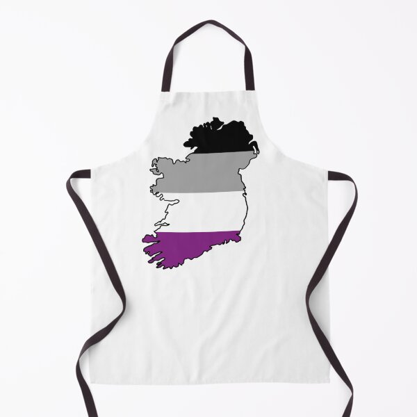 Item preview, Ireland Outline - Asexual Pride Flag designed and sold by uni-que-designs.