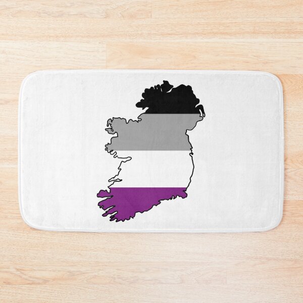 Item preview, Ireland Outline - Asexual Pride Flag designed and sold by uni-que-designs.
