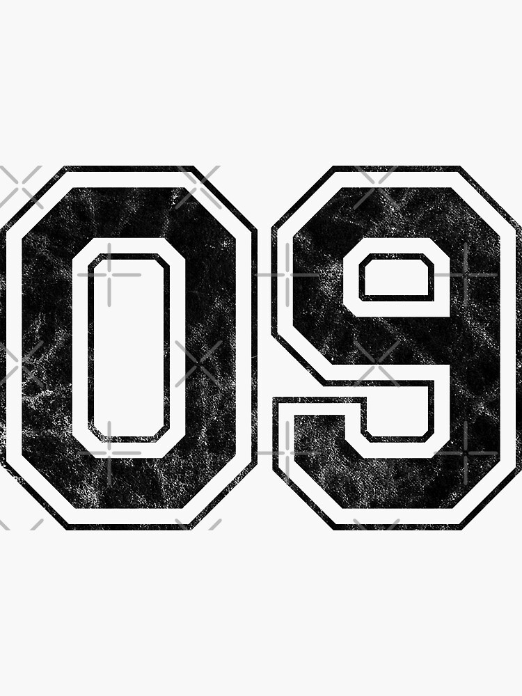 Number 09 | Sticker