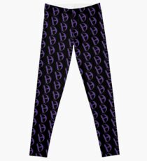 Diamanda Hagan D-H Logo (Purple) Leggings