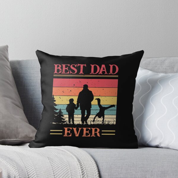 Item preview, Best Dad Ever - 2 kids -retro vintage-Father´s Day designed and sold by Shirt-Designs.