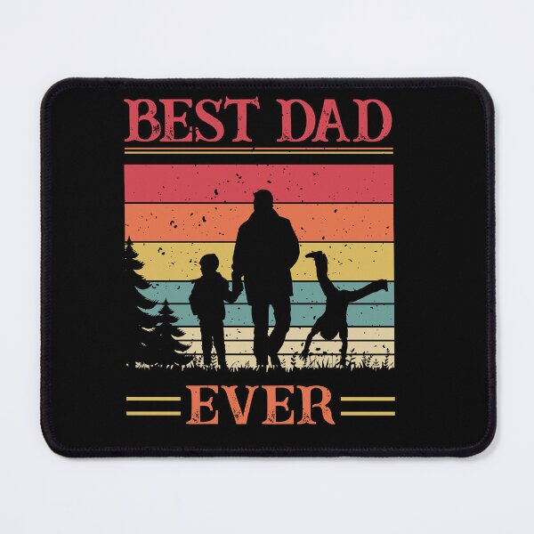 Item preview, Best Dad Ever - 2 kids -retro vintage-Father´s Day designed and sold by Shirt-Designs.