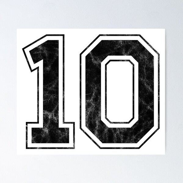 number 10 Poster