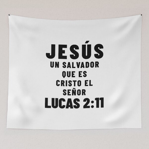 Item preview, Luke 2:11 Jesus Savior Spanish Bible Verse designed and sold by NombresDeJesus.
