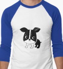 Boston Terrier Men's Baseball ¾ T-Shirt