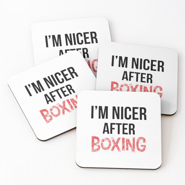 Item preview, I'm Nicer After Boxing designed and sold by OutcastBrain.