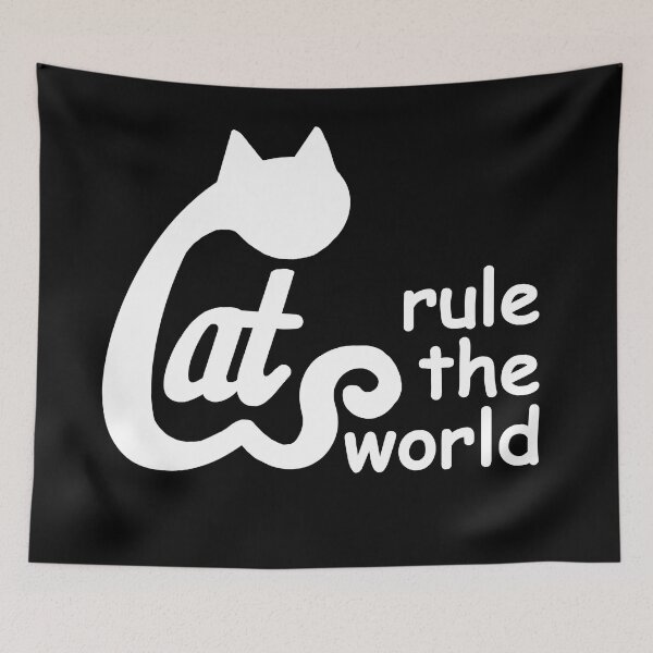 Item preview, Cats rule the world designed and sold by Scat the cat.