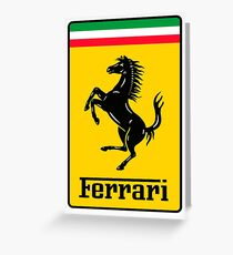 ferarri Greeting Card
