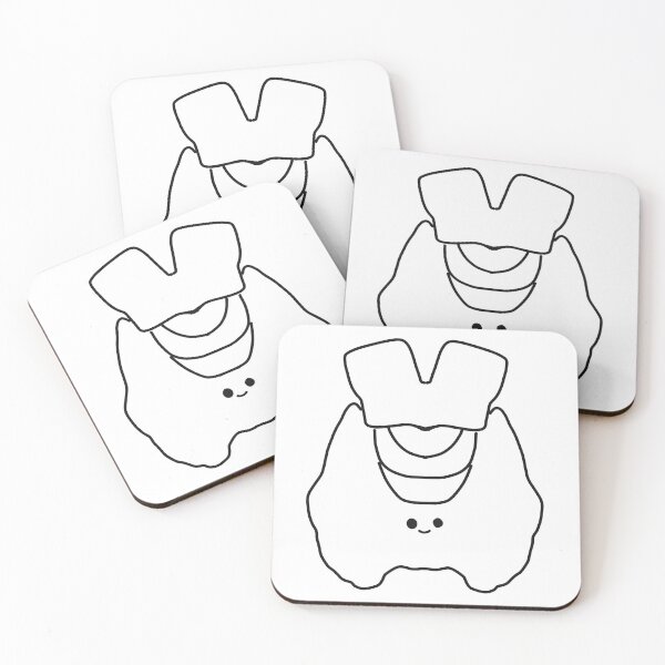 Item preview, Kawaii Thyroid gland    Medical illustration  designed and sold by Drevych-shop.