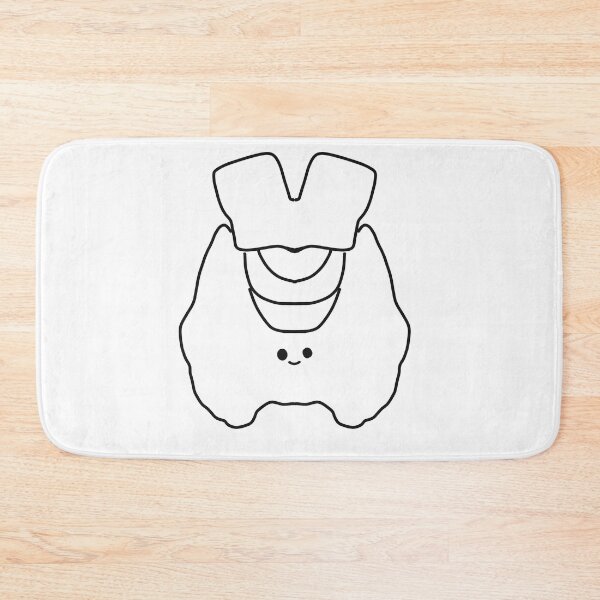Item preview, Kawaii Thyroid gland    Medical illustration  designed and sold by Drevych-shop.