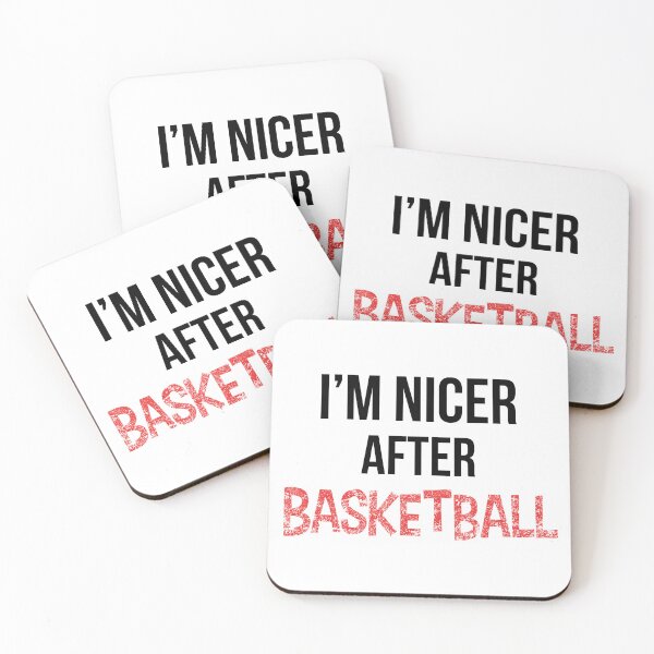 Item preview, I'm Nicer After Basketball designed and sold by OutcastBrain.