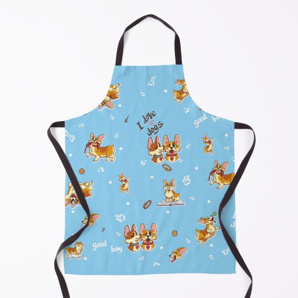 Item preview, Jolly corgis in Bleu designed and sold by pretty-os.