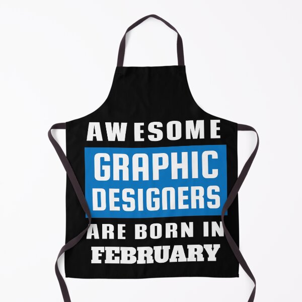 Item preview, Awesome Graphic Designers Are Born In February - Birthday designed and sold by Superhero Gear.