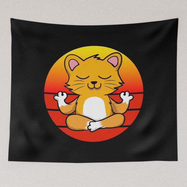 Item preview, Yoga Cat, Meditation Yoga For Children And Parents designed and sold by Shirtflyer.
