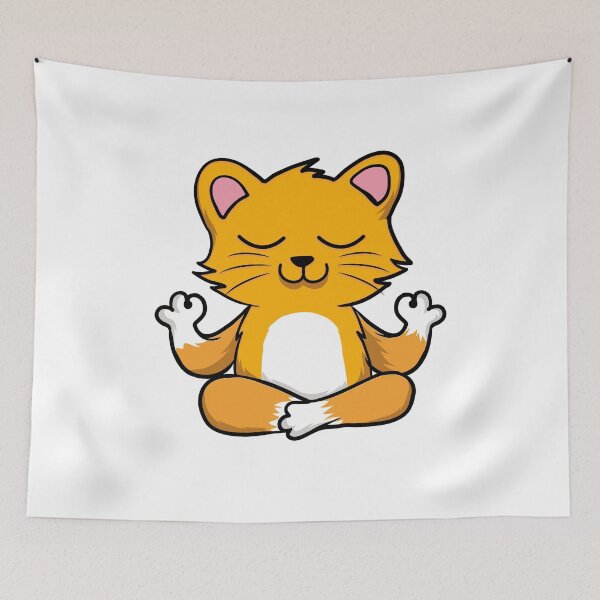 Item preview, Yoga Cat, Meditation Yoga For Children And Parents designed and sold by Shirtflyer.