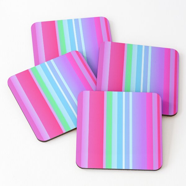 Item preview, Magenta blue striped | magenta blue stripes designed and sold by lausn.
