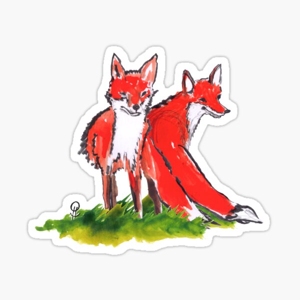 füchse Sticker