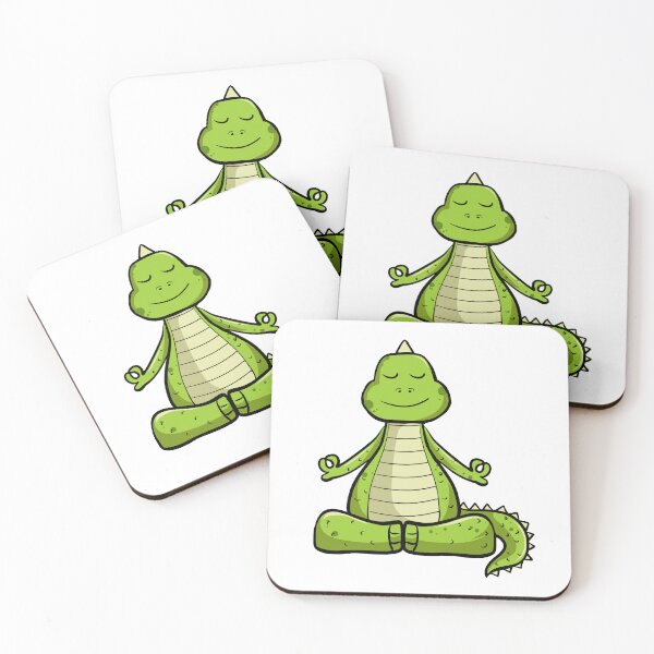 Artikelvorschau, Yoga Dino, Meditation Yoga für Kinder und Eltern entworfen und verkauft von Shirtflyer.