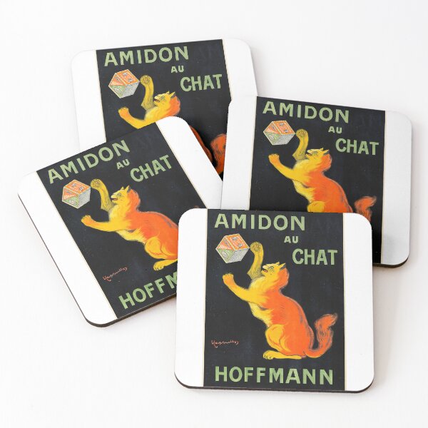 Item preview, Amidon Au Chat  art deco cartel cat  by Leonetto Cappiello,Amidon au Chat. Private Collection. designed and sold by TeeARTHY.