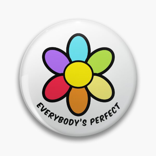 Item preview, everybody's perfect flower Pride of All Genders month rainbow. designed and sold by Twenty9.