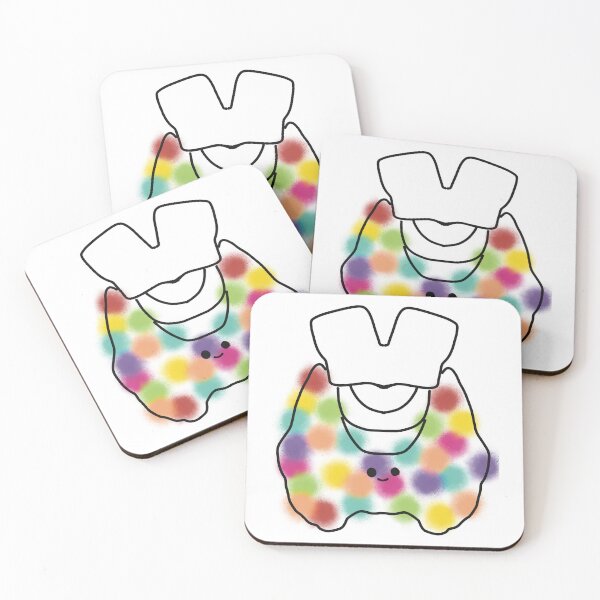 Item preview, Rainbow kawaii Thyroid gland    Medical illustration  designed and sold by Drevych-shop.