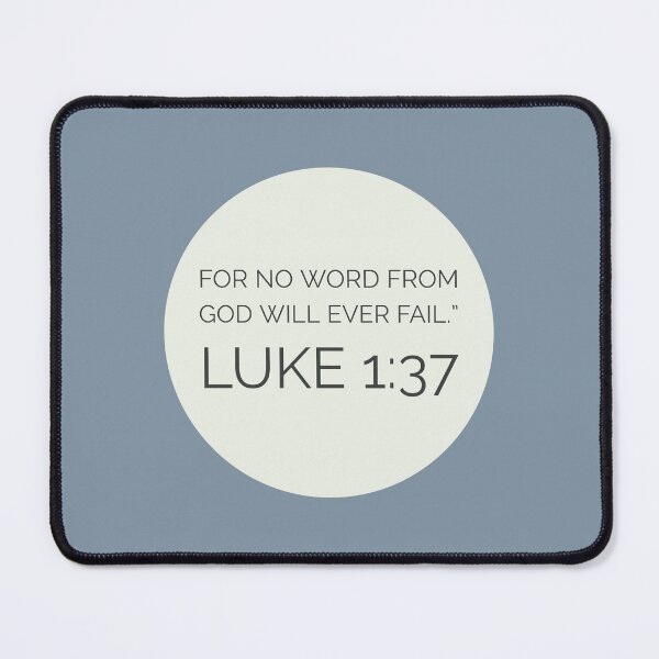 Item preview, Luke 1 37 Bible Verse designed and sold by Augustine98.