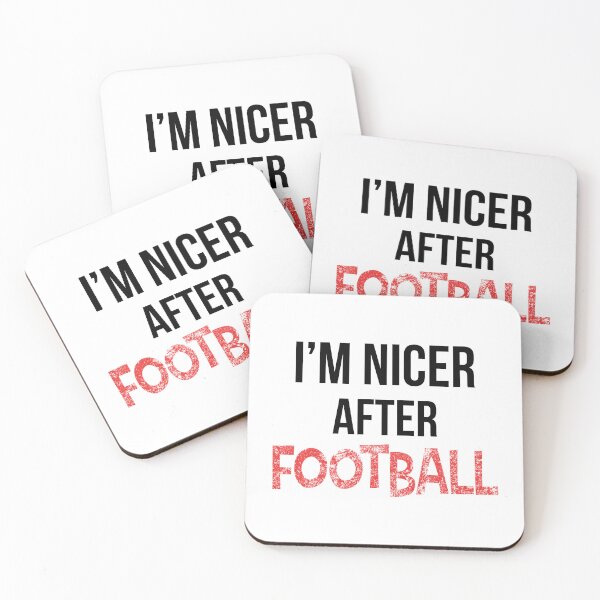Item preview, I'm Nicer After Football designed and sold by OutcastBrain.