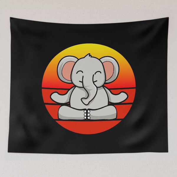 Item preview, Yoga Elephant, Meditation Yoga For Children And Parents designed and sold by Shirtflyer.