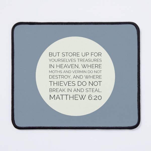 Item preview, Matthew 6 20 Bible Verse designed and sold by Augustine98.