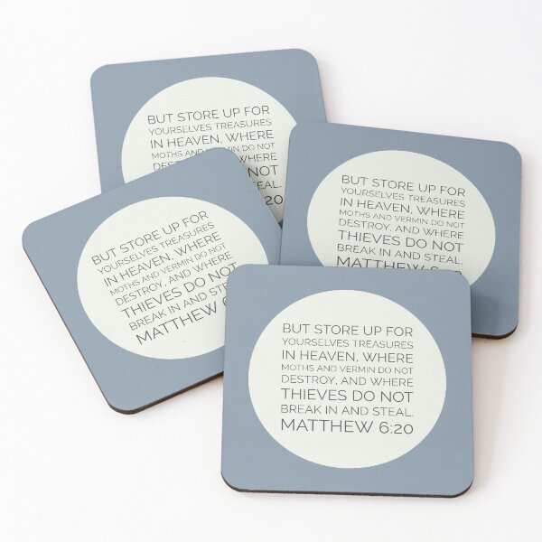 Item preview, Matthew 6 20 Bible Verse designed and sold by Augustine98.
