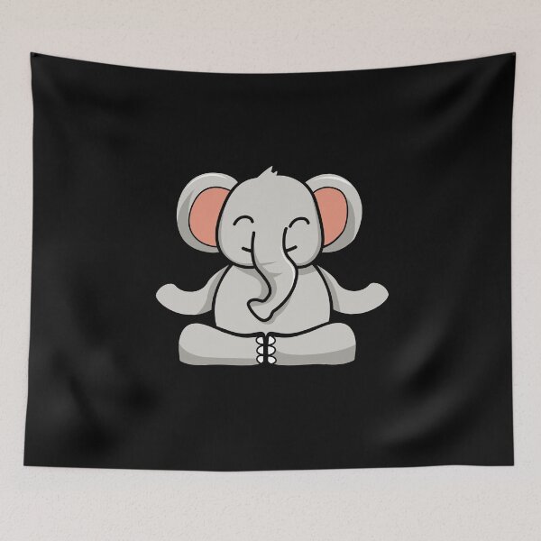 Item preview, Yoga Elephant, Meditation Yoga For Children And Parents designed and sold by Shirtflyer.
