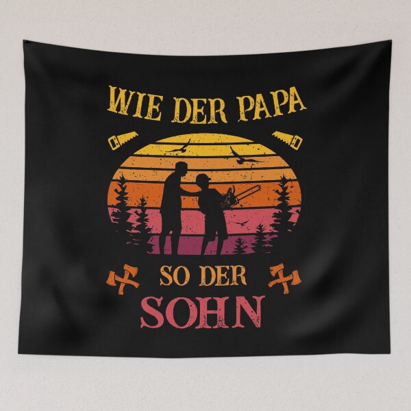 Item preview, Like dad like son - chainsaw - Father's Day designed and sold by Shirt-Designs.
