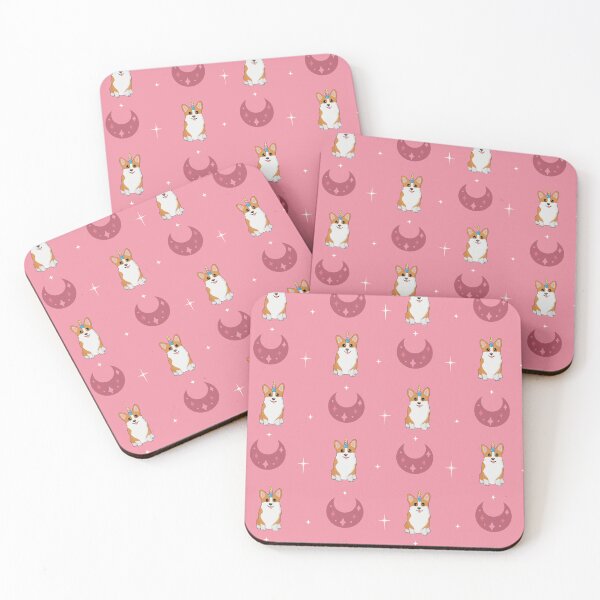 Item preview, Jolly corgis in Pink designed and sold by pretty-os.