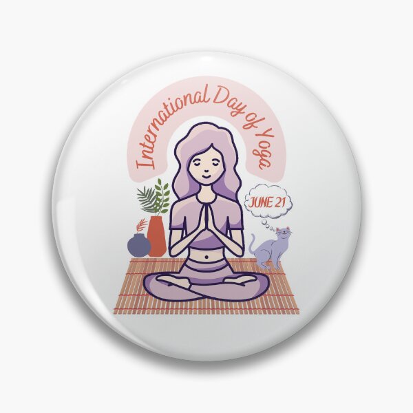 Item preview, International Day of Yoga June 21 designed and sold by Nathcreations.