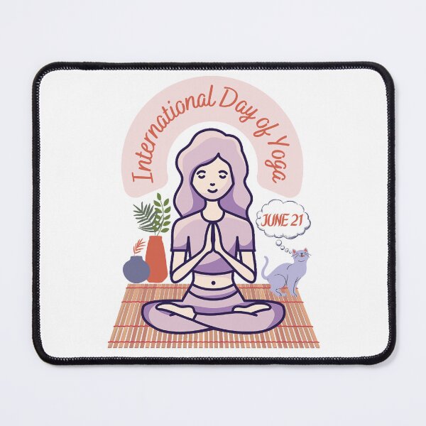 Item preview, International Day of Yoga June 21 designed and sold by Nathcreations.