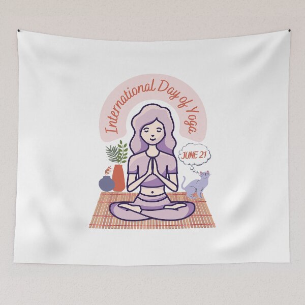 Item preview, International Day of Yoga June 21 designed and sold by Nathcreations.