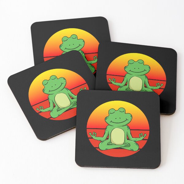 Artikelvorschau, Yoga Frosch, Meditation Yoga für Kinder und Eltern entworfen und verkauft von Shirtflyer.