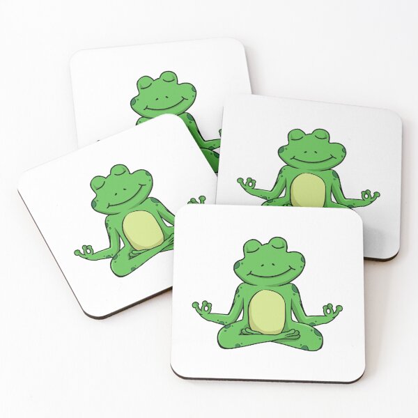 Artikelvorschau, Yoga Frosch, Meditation Yoga für Kinder und Eltern entworfen und verkauft von Shirtflyer.